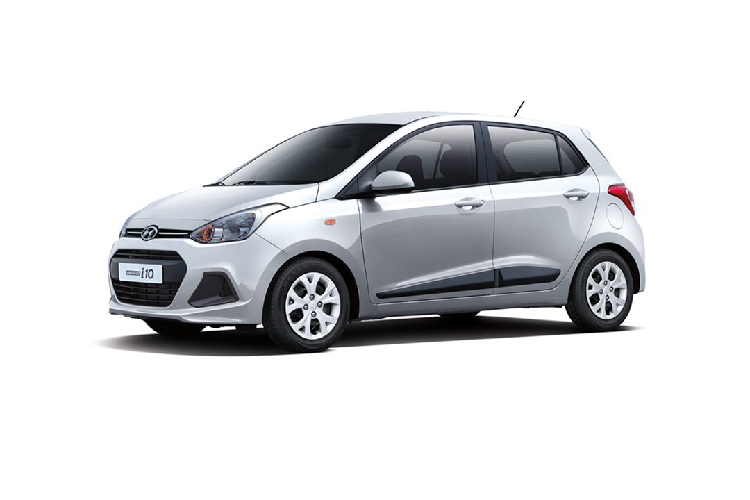 Hyundai i10 — small rental car in Corfu