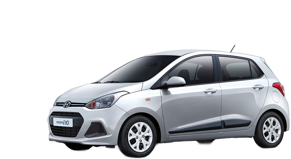 Hyundai i10 — small rental car in Corfu