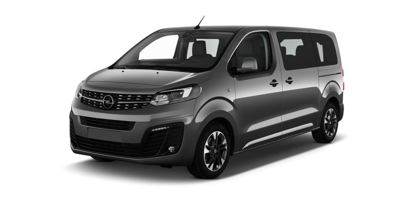 Opel Zafira Life — 9-seater minibus rental in Corfu